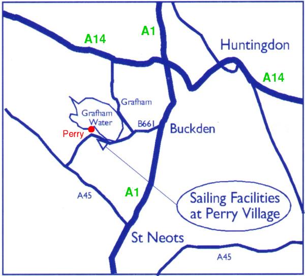 Map to Grafham Water SC